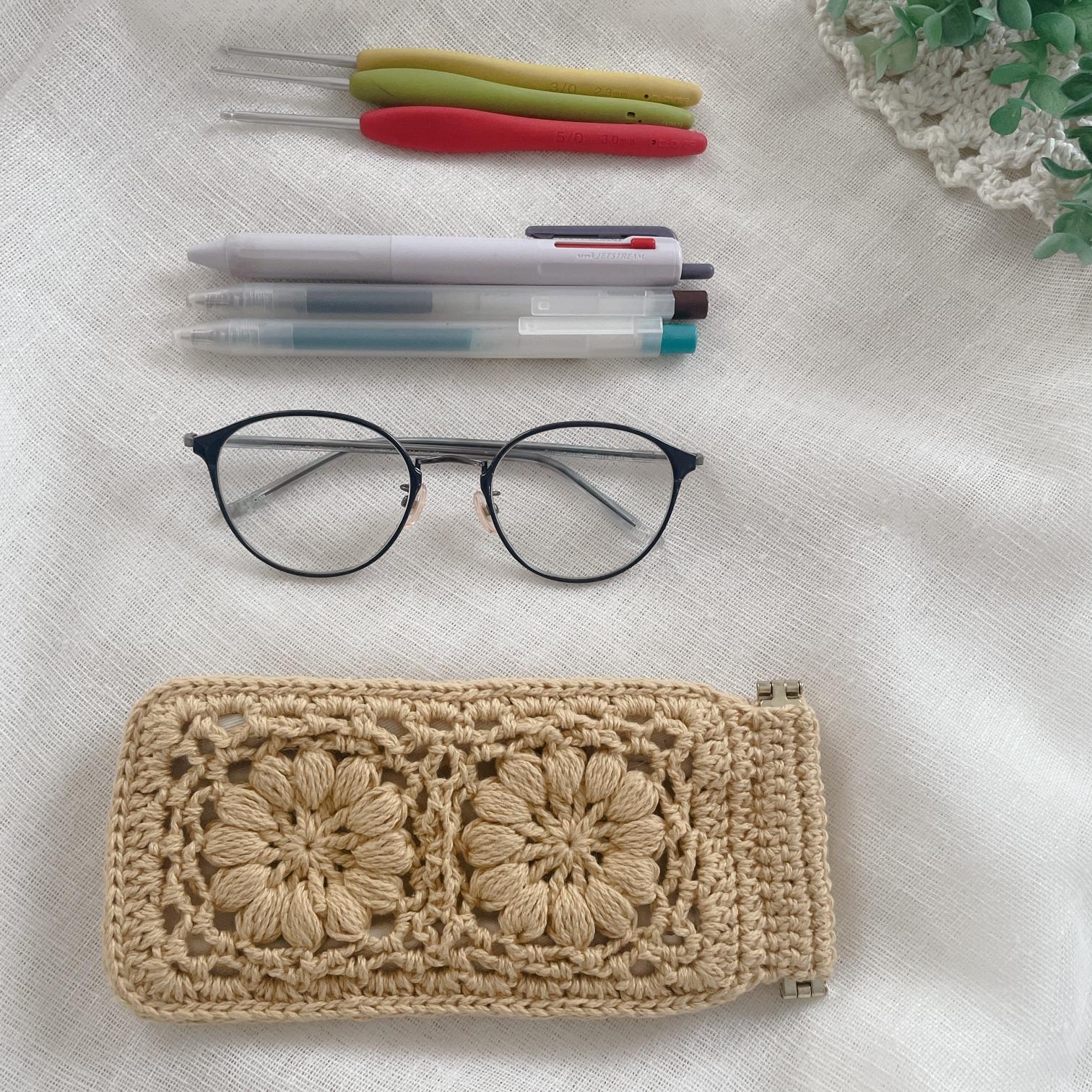 ぷっくり花モチーフのバネ口ポーチ　きいろ | 3枚目